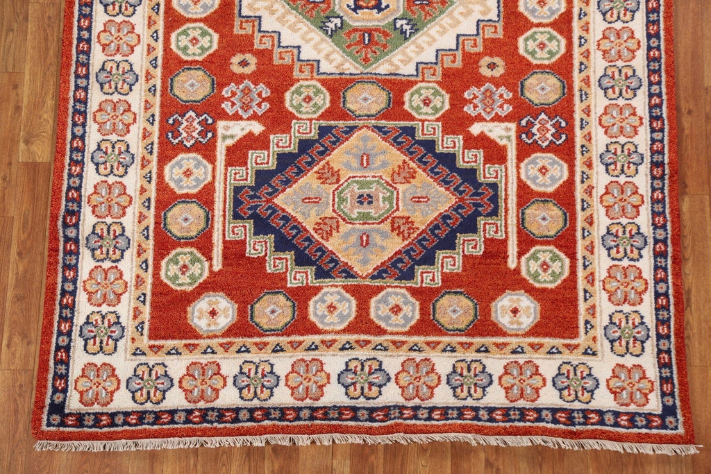 Wool Kazak Oriental Area Rug 5x8