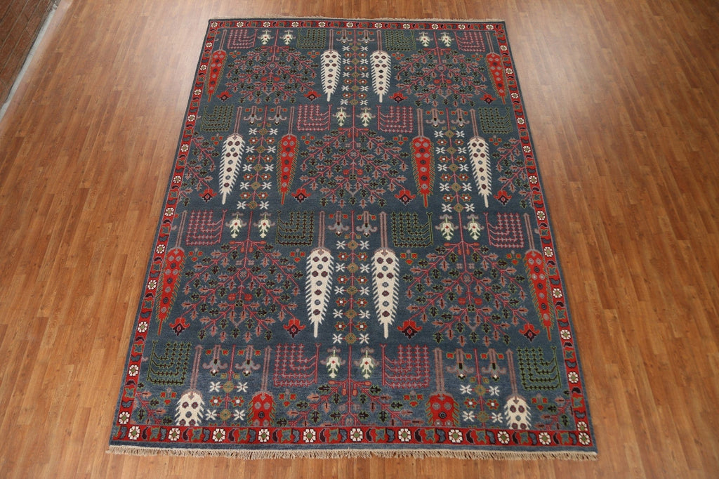 Wool Geometric Heriz Oriental Area Rug 9x12