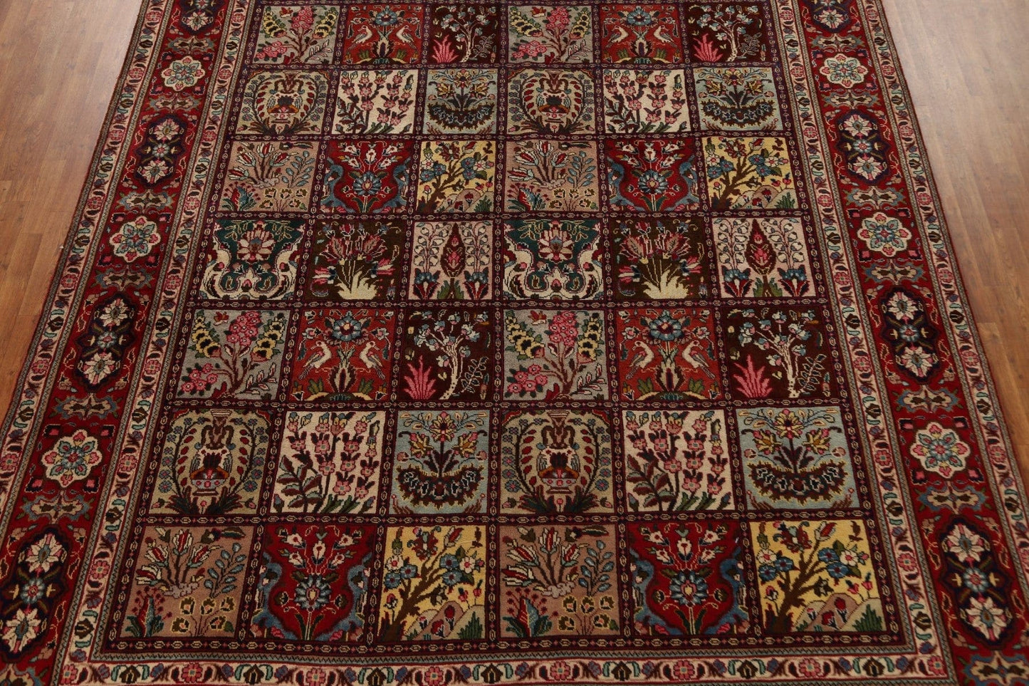 Garden Design Tabriz Persian Large Rug 10x14