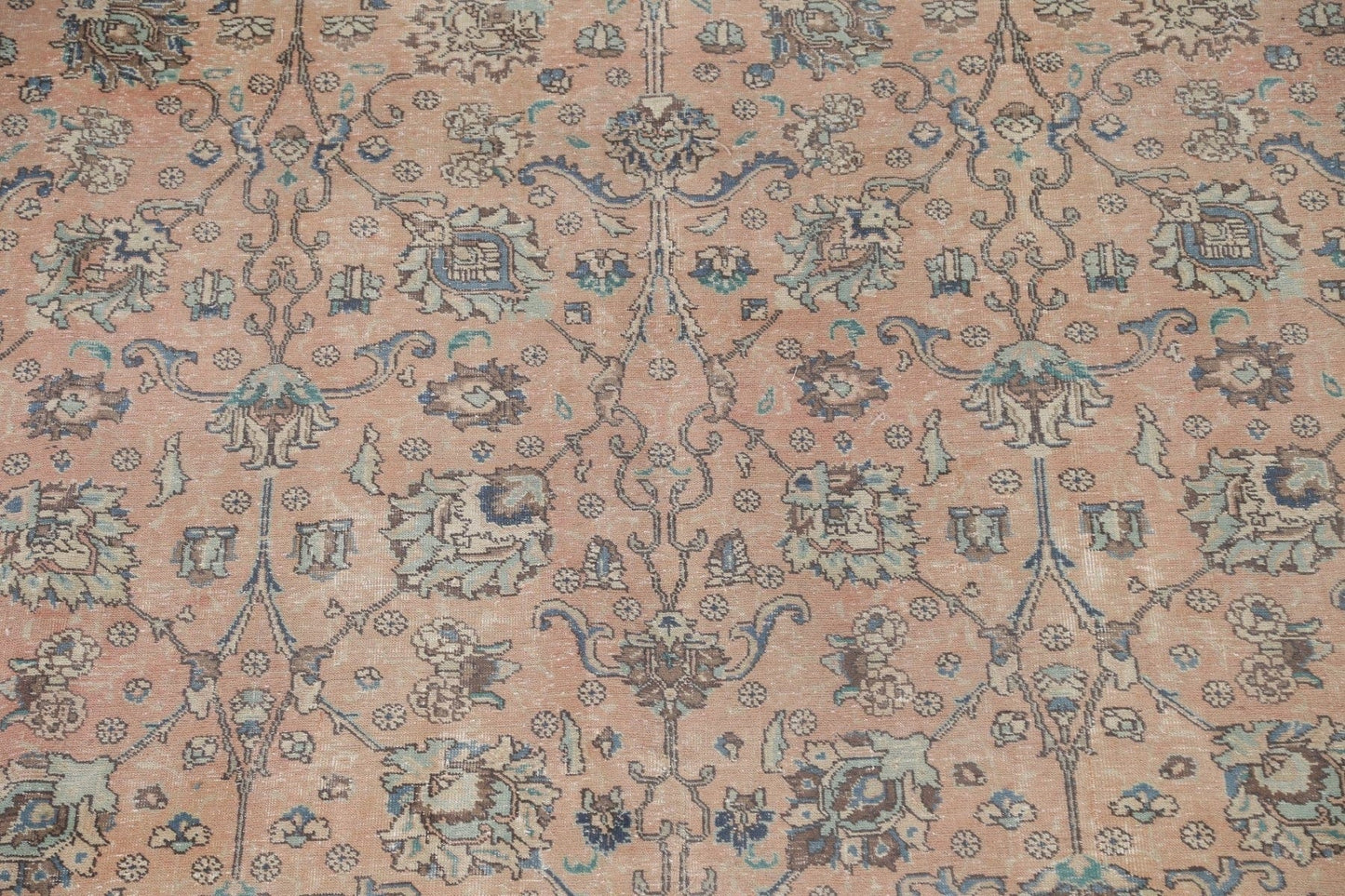 Distressed Tabriz Persian Area Rug 9x12