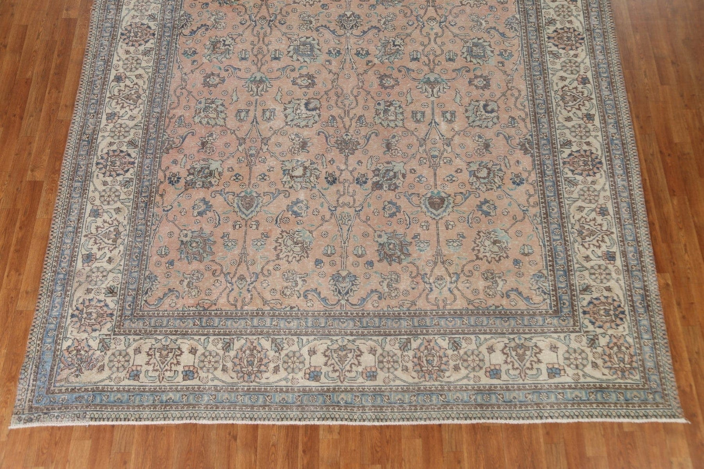 Distressed Tabriz Persian Area Rug 9x12