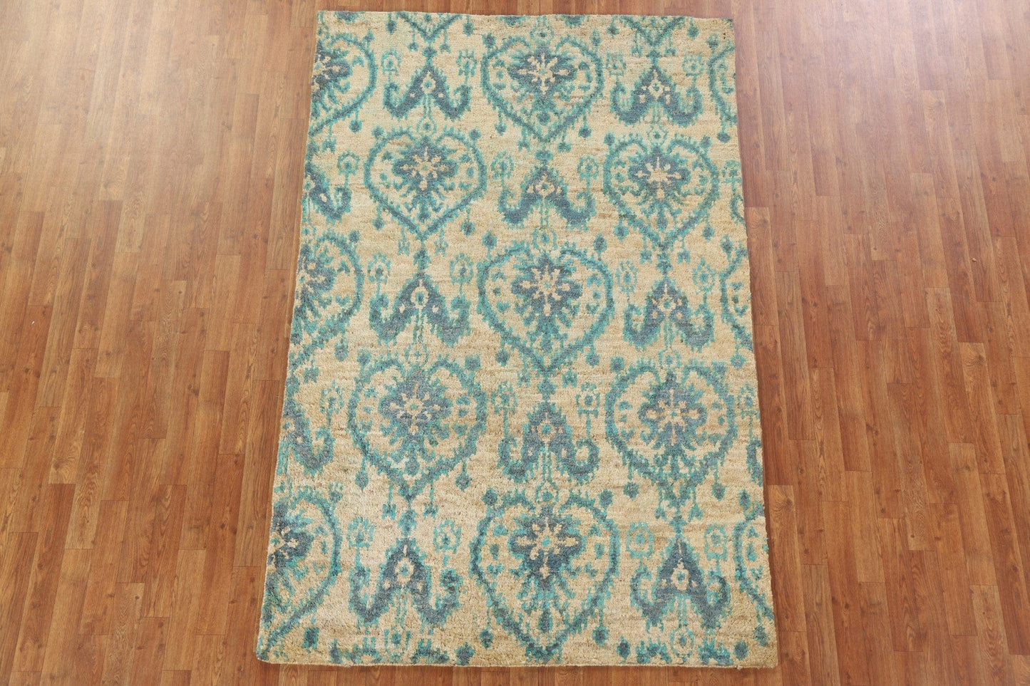 Jute & Wool Moroccan Area Rug 5x8