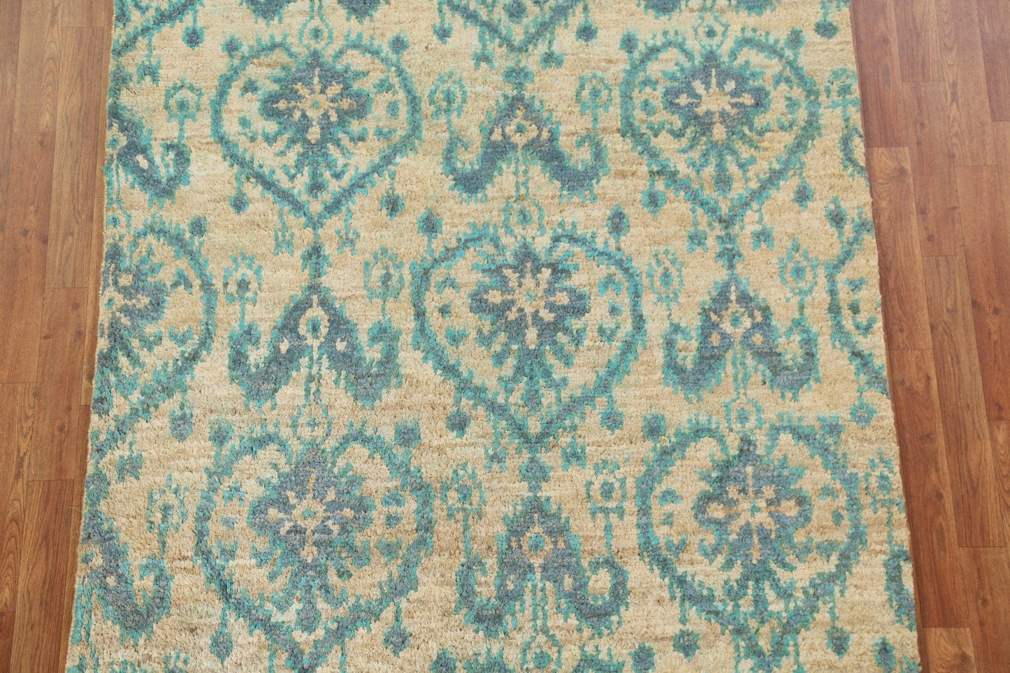 Jute & Wool Moroccan Area Rug 5x8