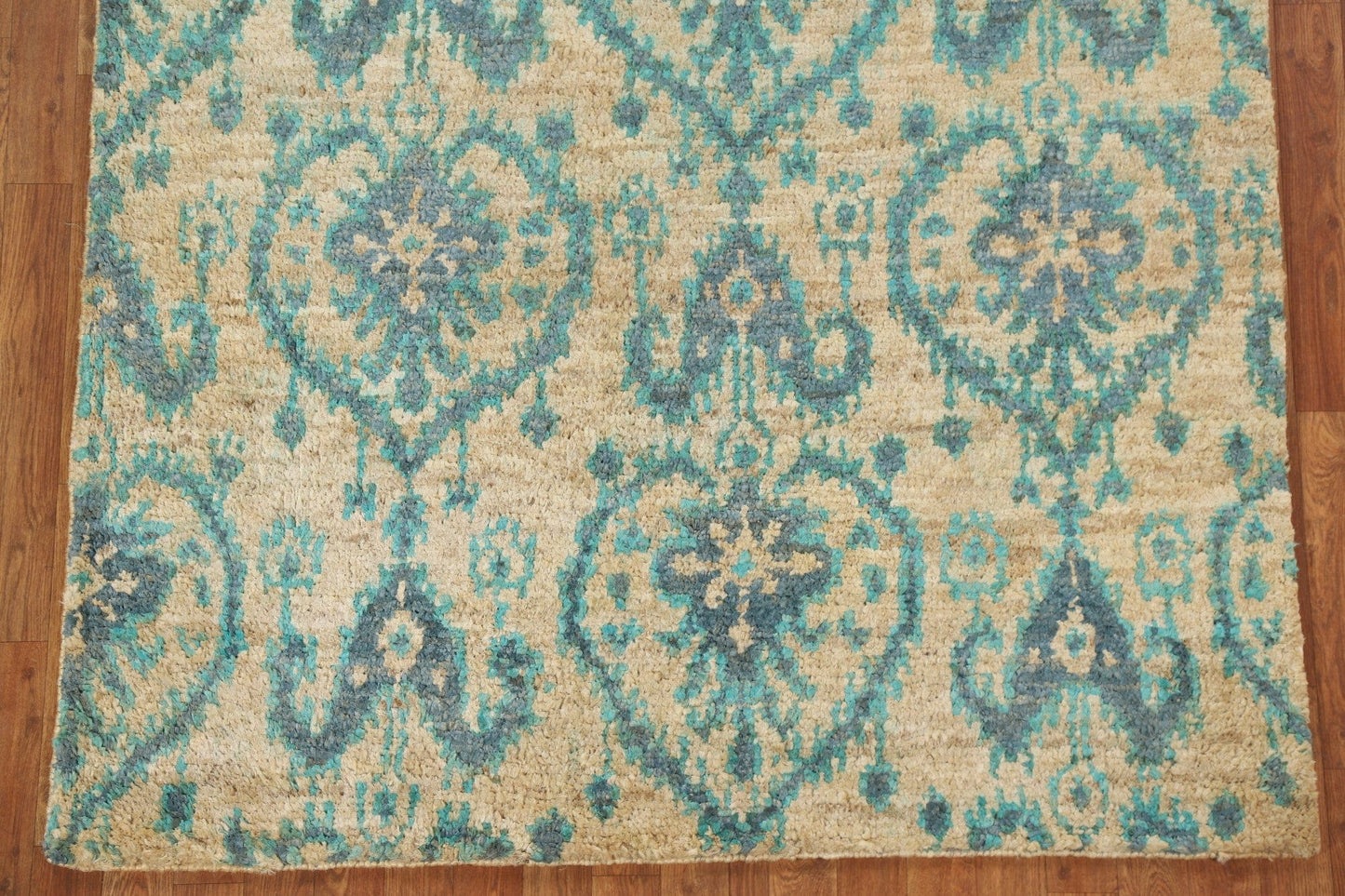 Jute & Wool Moroccan Area Rug 5x8