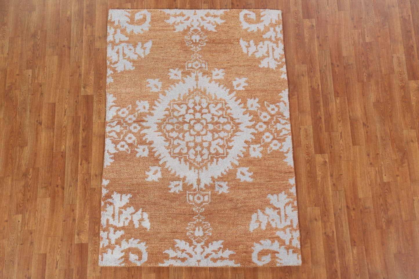 Abstract Oriental Area Rug 4x6