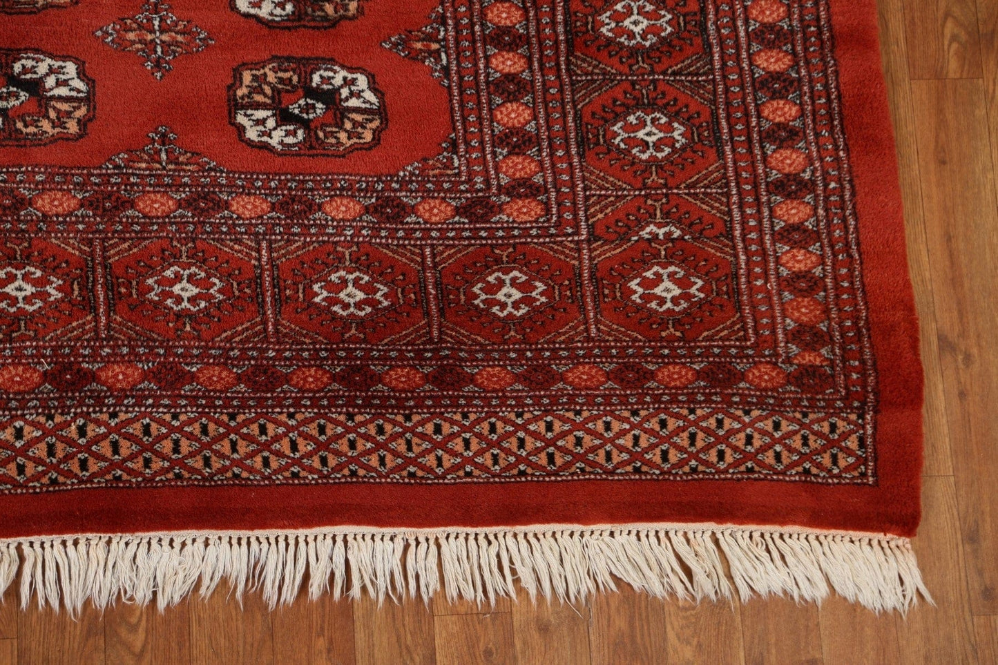 Red Wool Bokhara Oriental Area Rug 7x10