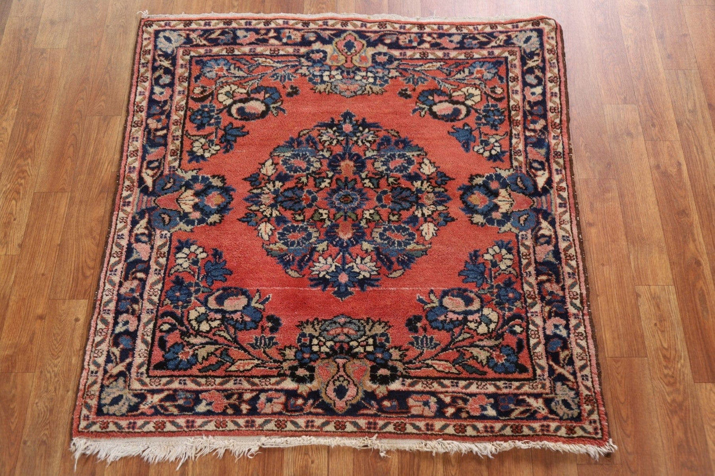 Vegetable Dye Lilian Square Persian Rug 3x3