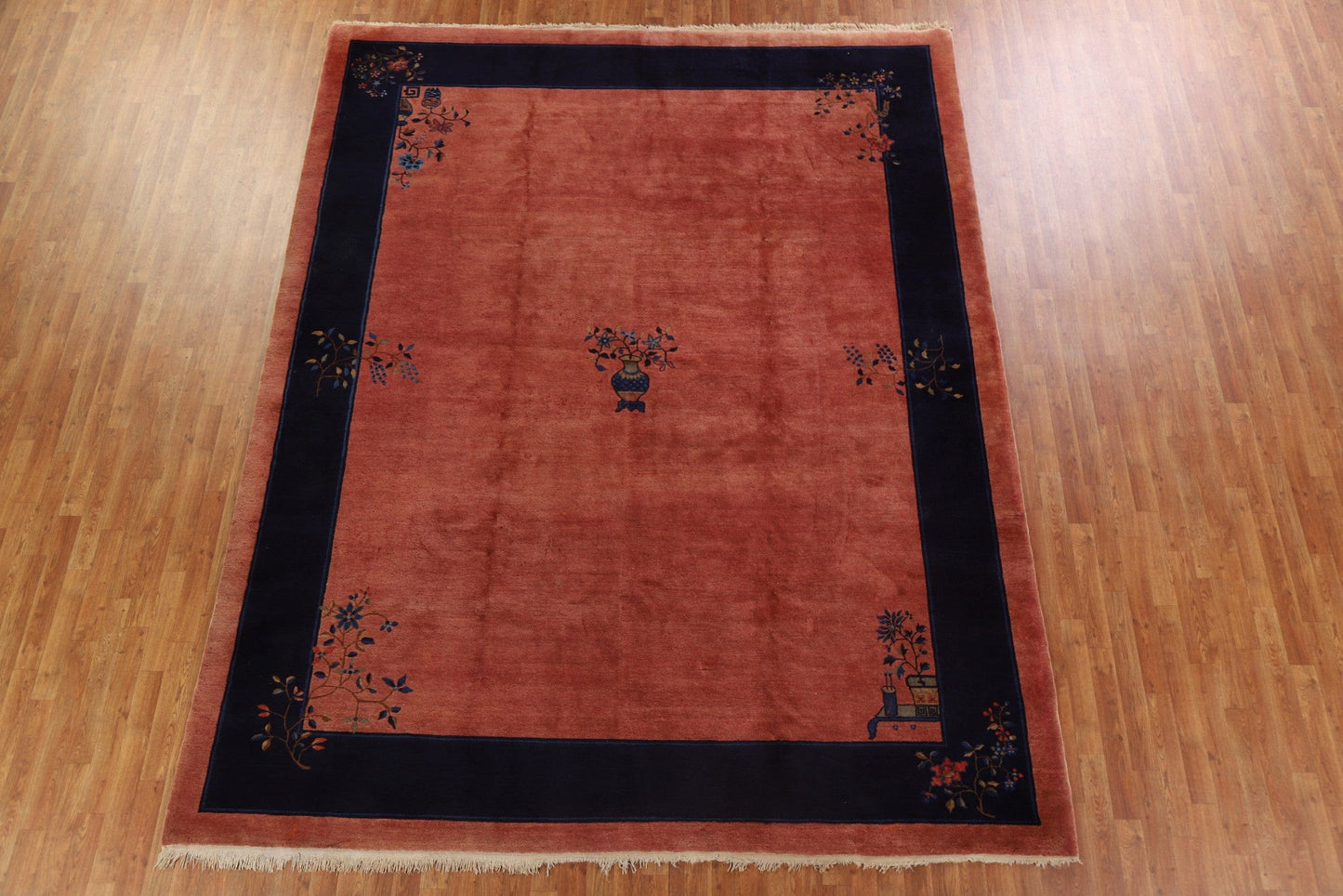 Art Deco Vegetable Dye Area Rug 9x12