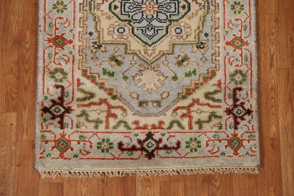 Wool Heriz Oriental Runner Rug 3x12