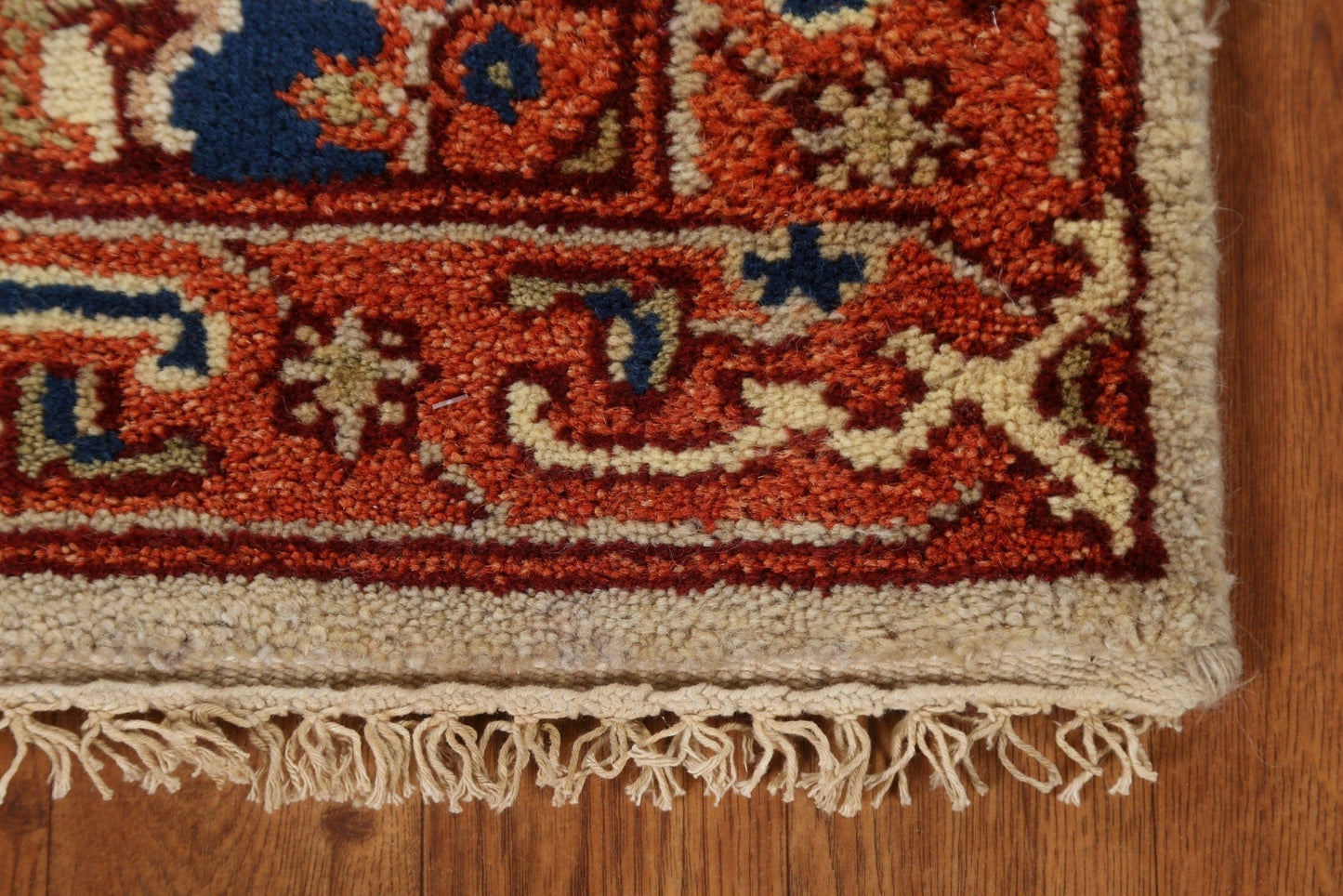 Wool Heriz Oriental Runner Rug 2x8