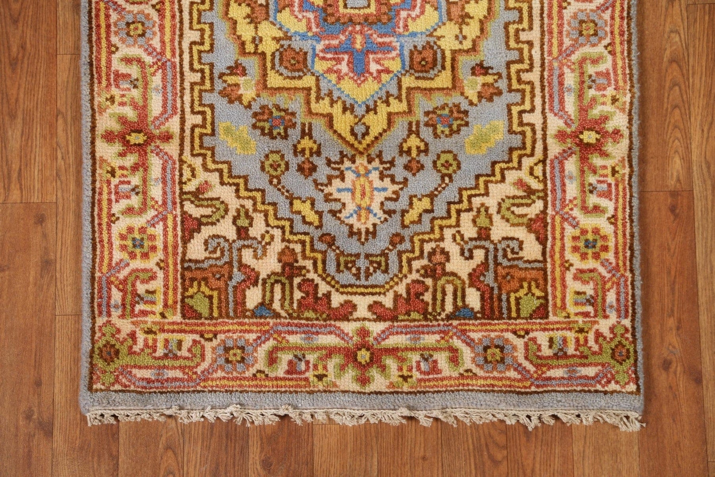 Handmade Heriz Oriental Rug 2x10