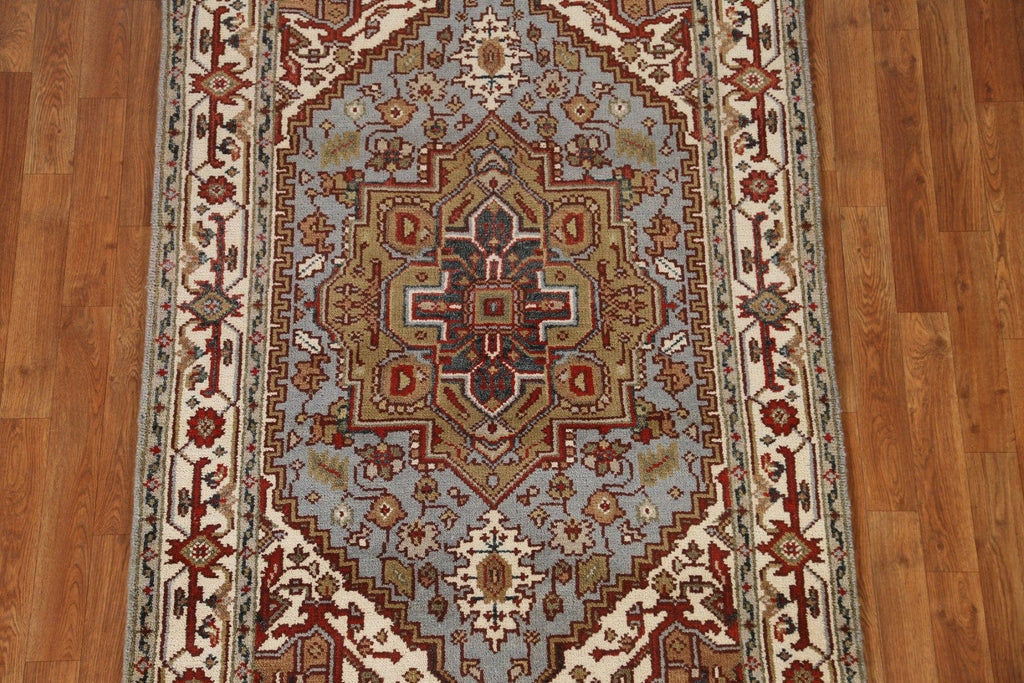 Wool Heriz Serapi Oriental Area Rug 4x6