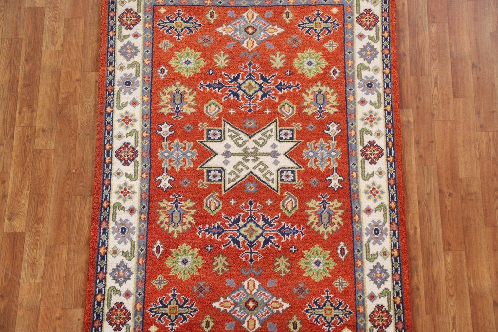 Geometric Kazak Area Rug 4x6