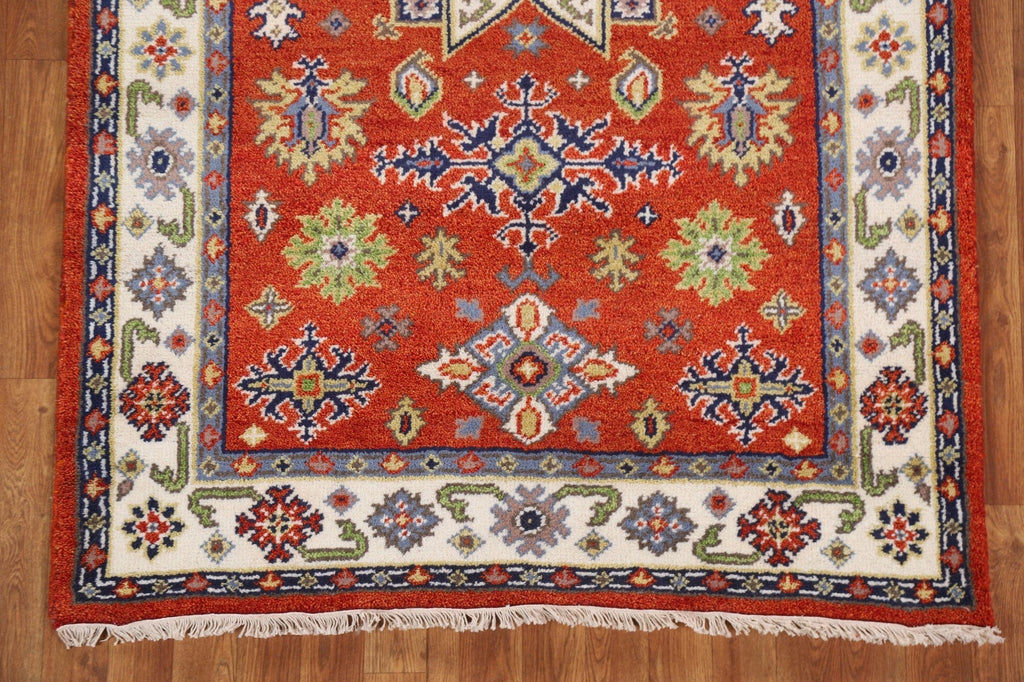 Geometric Kazak Area Rug 4x6