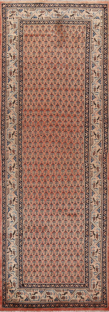 Vintage Botemir Persian Runner Rug 3x11