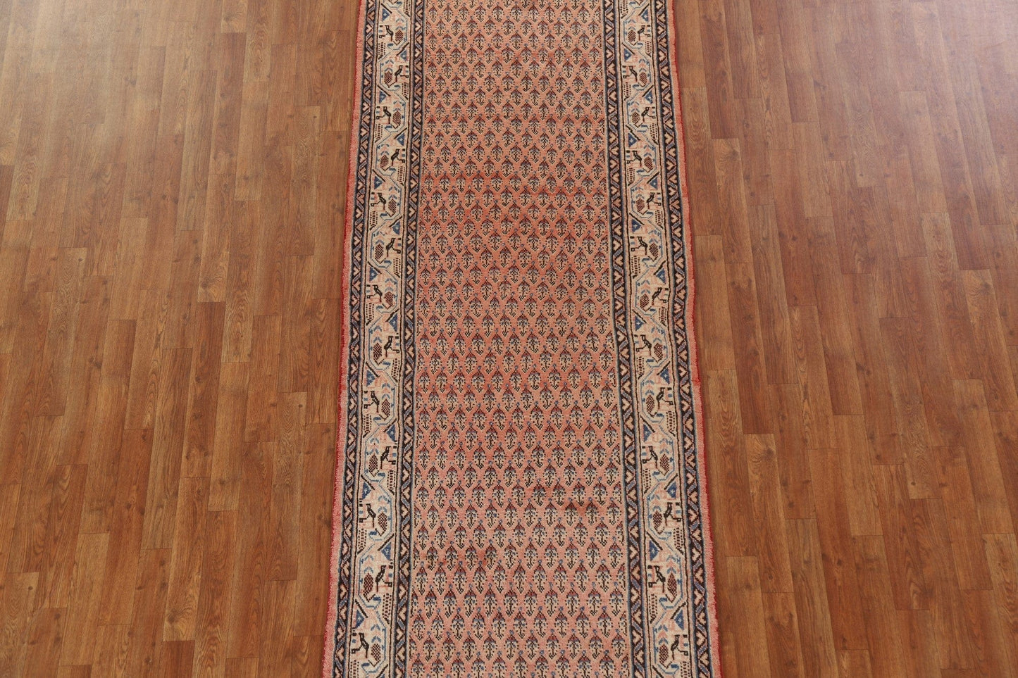 Vintage Botemir Persian Runner Rug 3x11