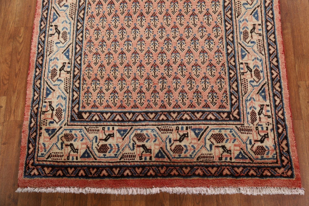 Vintage Botemir Persian Runner Rug 3x11