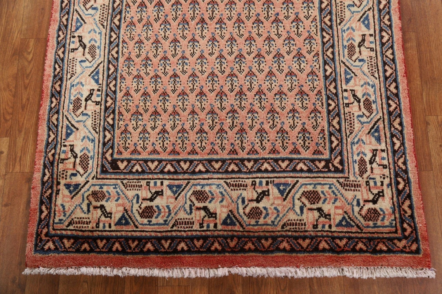 Vintage Botemir Persian Runner Rug 3x11