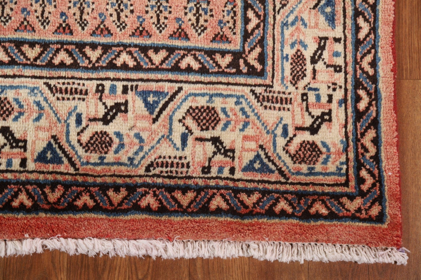 Vintage Botemir Persian Runner Rug 3x11