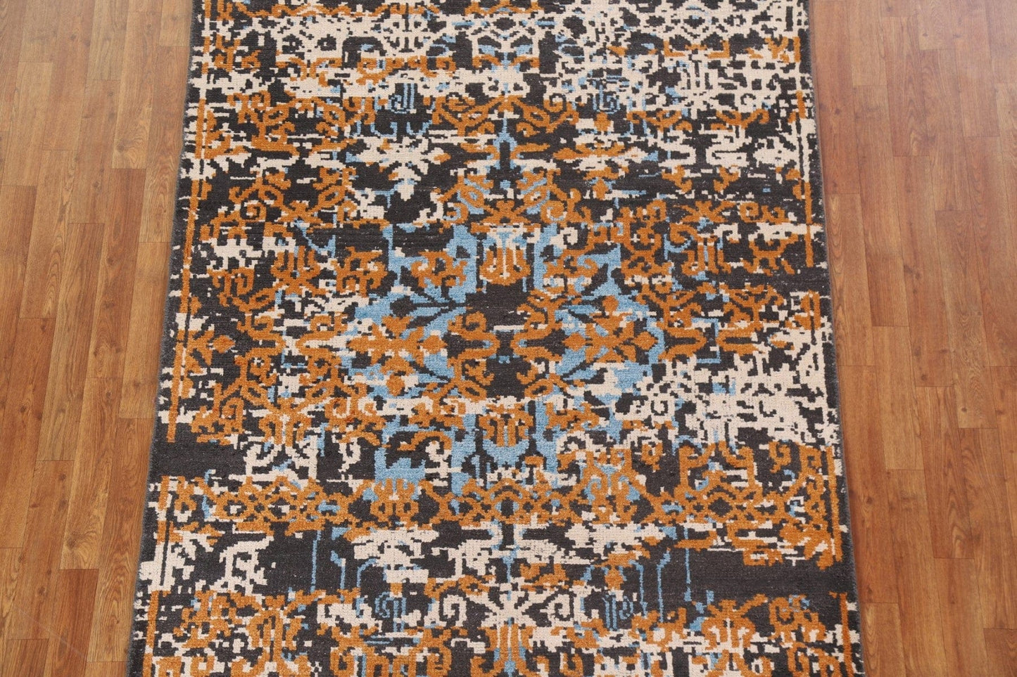 Wool Moroccan Area Rug 5x8