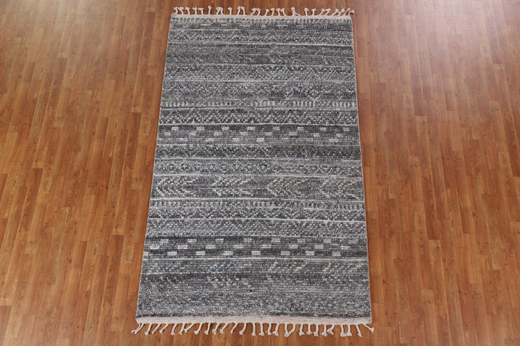 Handmade Moroccan Area Rug 5x8