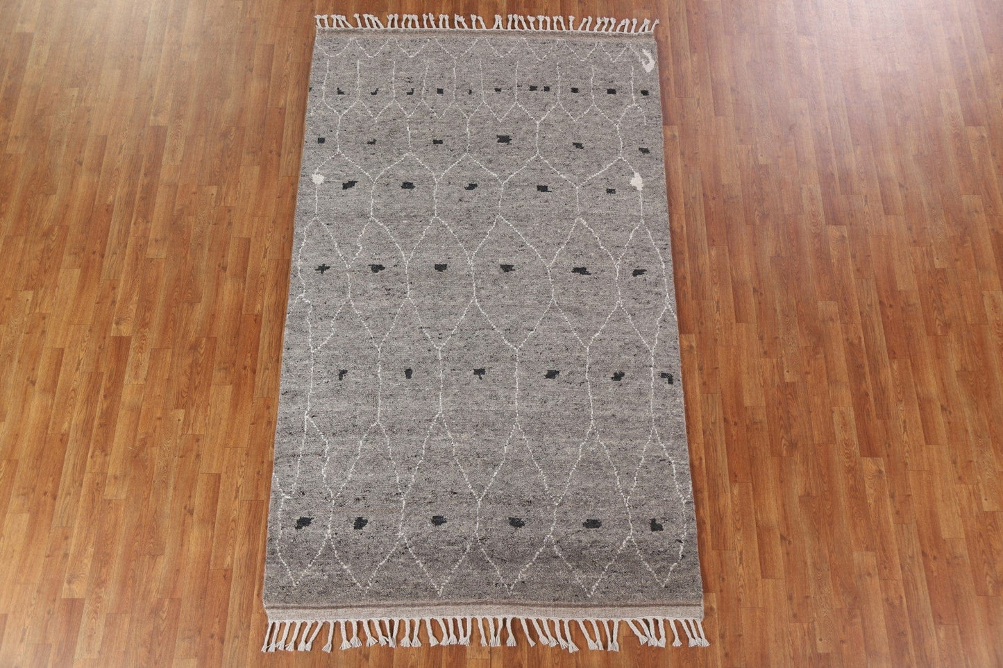 Geometric Moroccan Area Rug 5x8