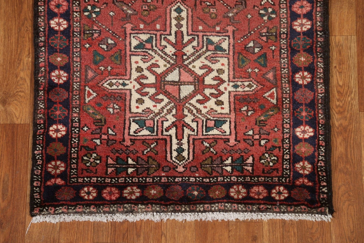 Tribal Gharajeh Persian Runner Rug 3x11