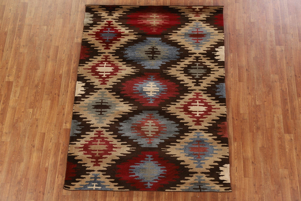 Geometric Abstract Area Rug 5x7