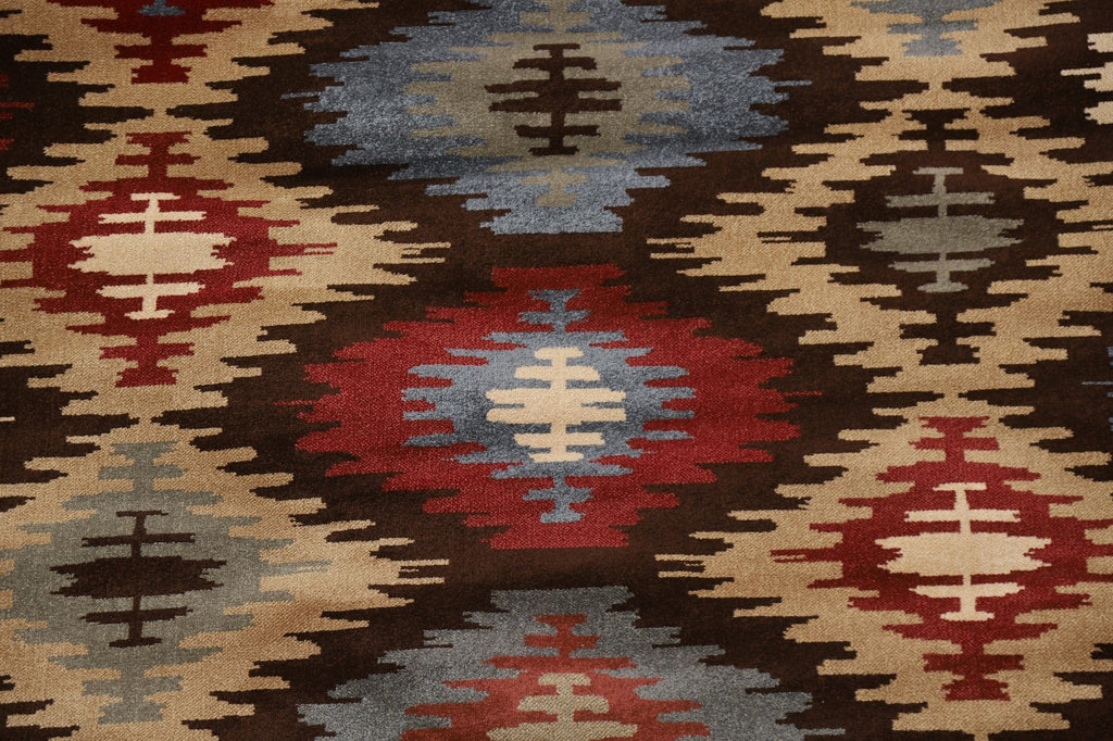 Geometric Abstract Area Rug 5x7