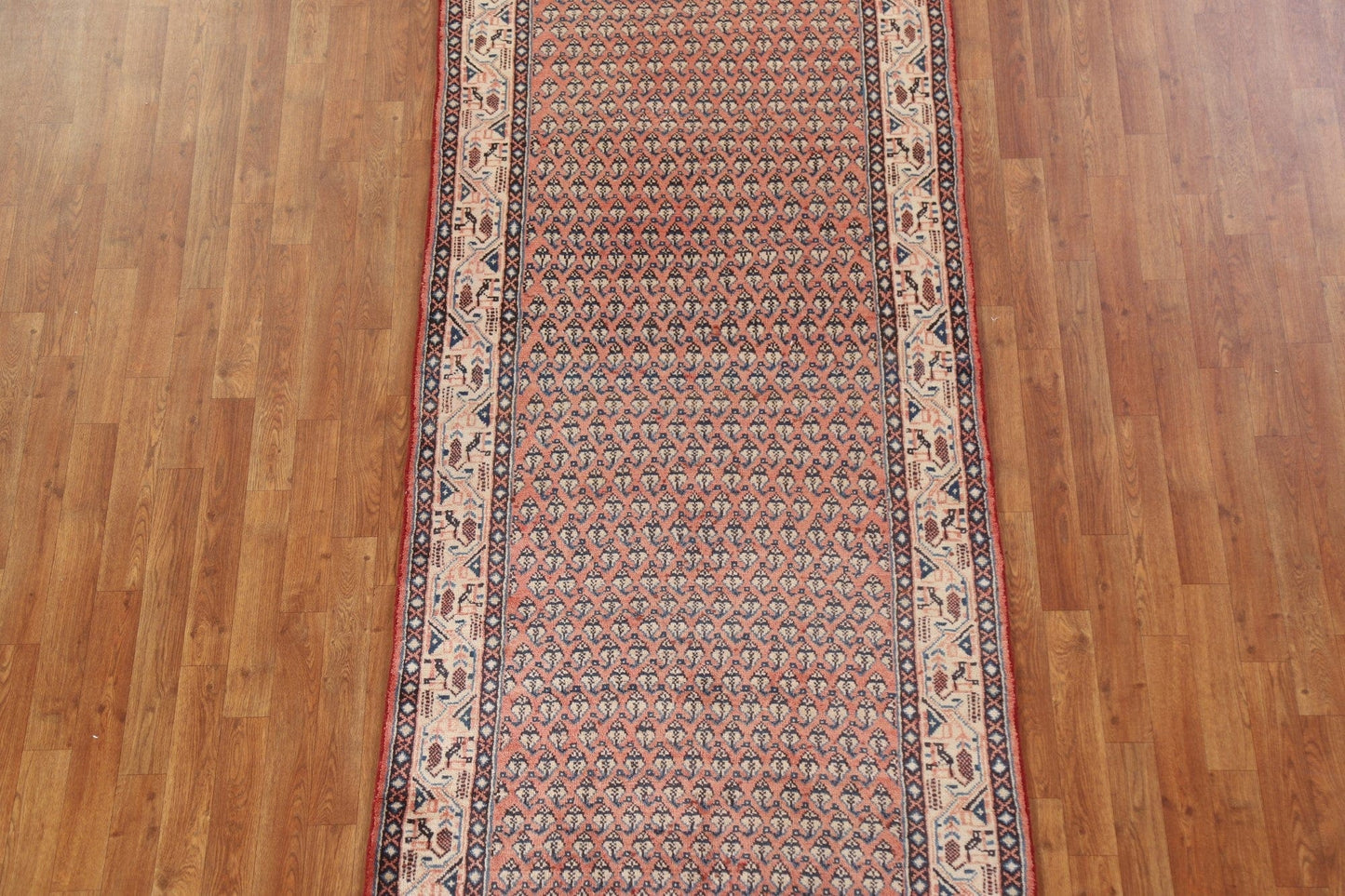 Boteh Botemir Persian Runner Rug 4x10