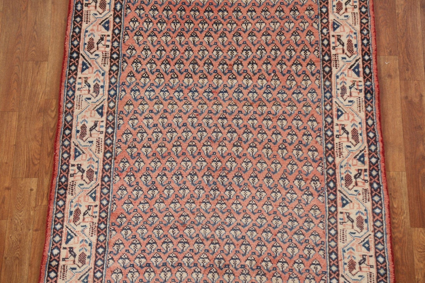 Boteh Botemir Persian Runner Rug 4x10