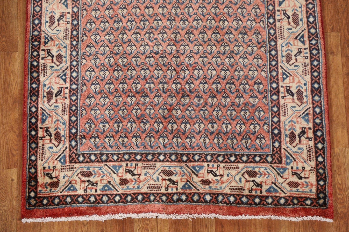 Boteh Botemir Persian Runner Rug 4x10