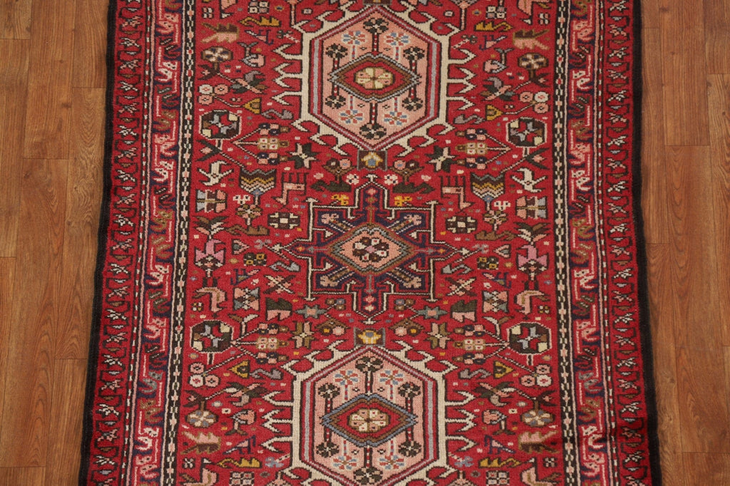 Tribal Gharajeh Persian Runner Rug 3x7