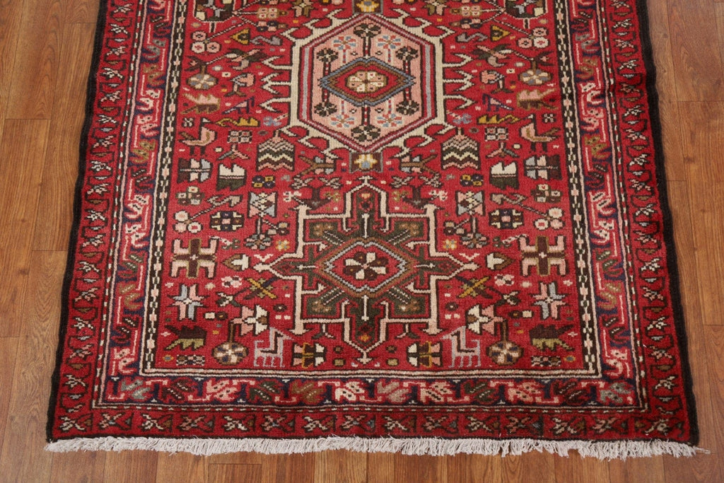 Tribal Gharajeh Persian Runner Rug 3x7