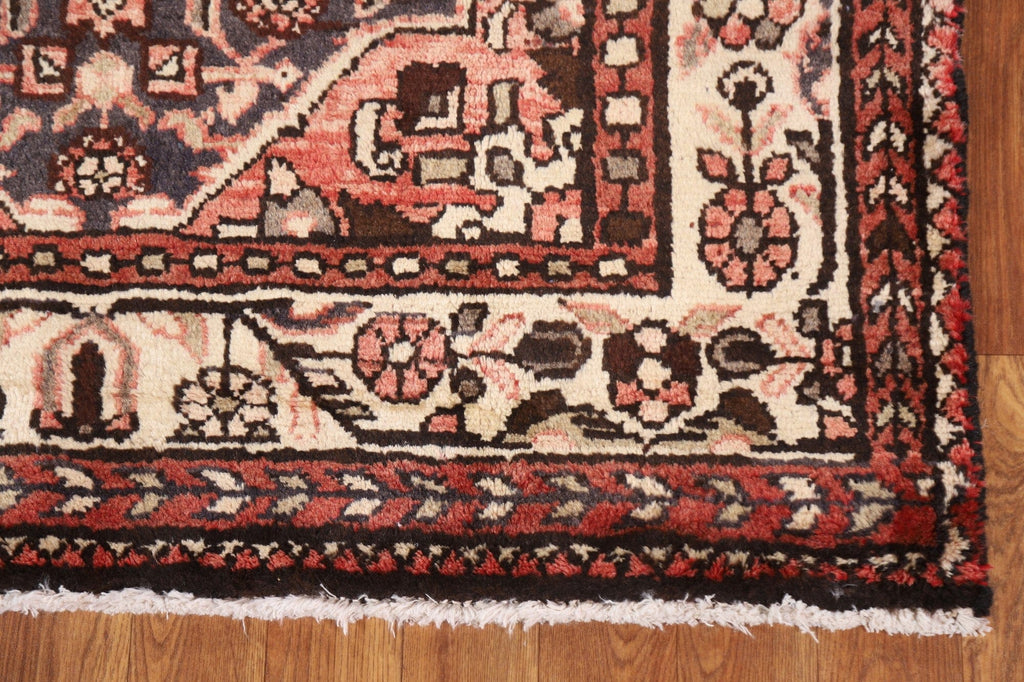 Geometric Hamedan Persian Runner Rug 4x10