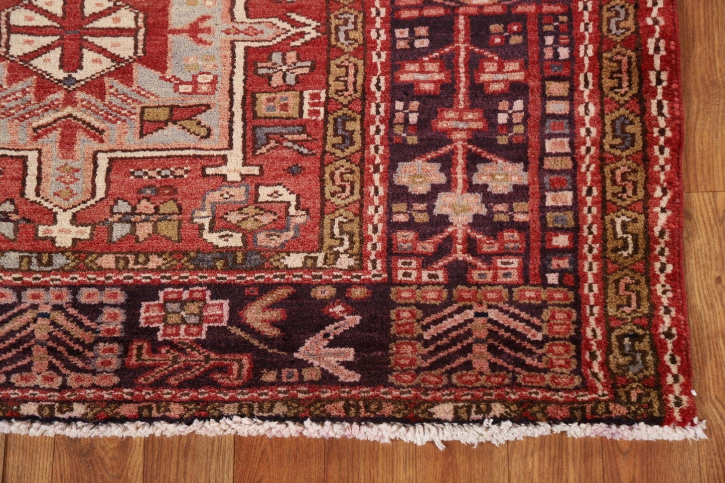 Tribal Gharajeh Persian Runner Rug 4x11