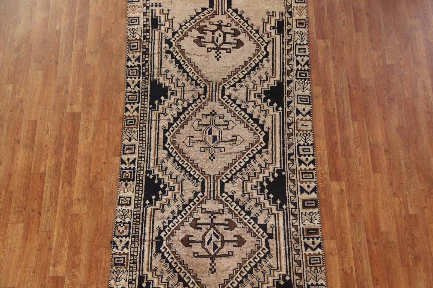 Antique Qashqai Persian Area Rug 4x8