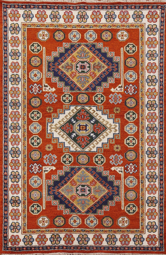 Geometric Kazak Area Rug 5x8