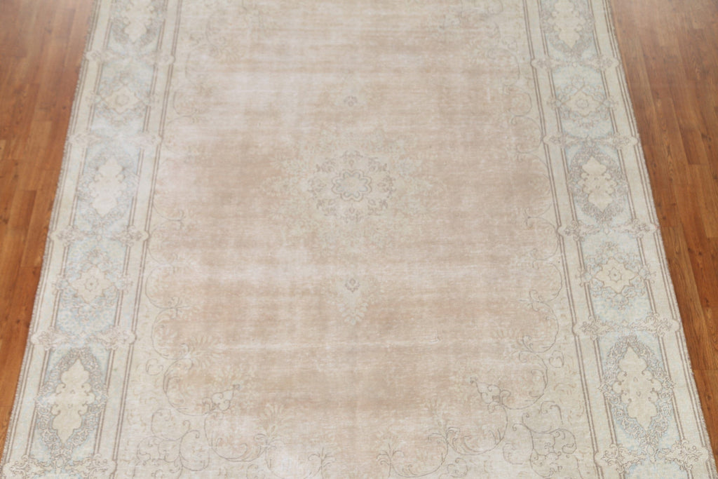 Distressed Kerman Persian Area Rug 8x12