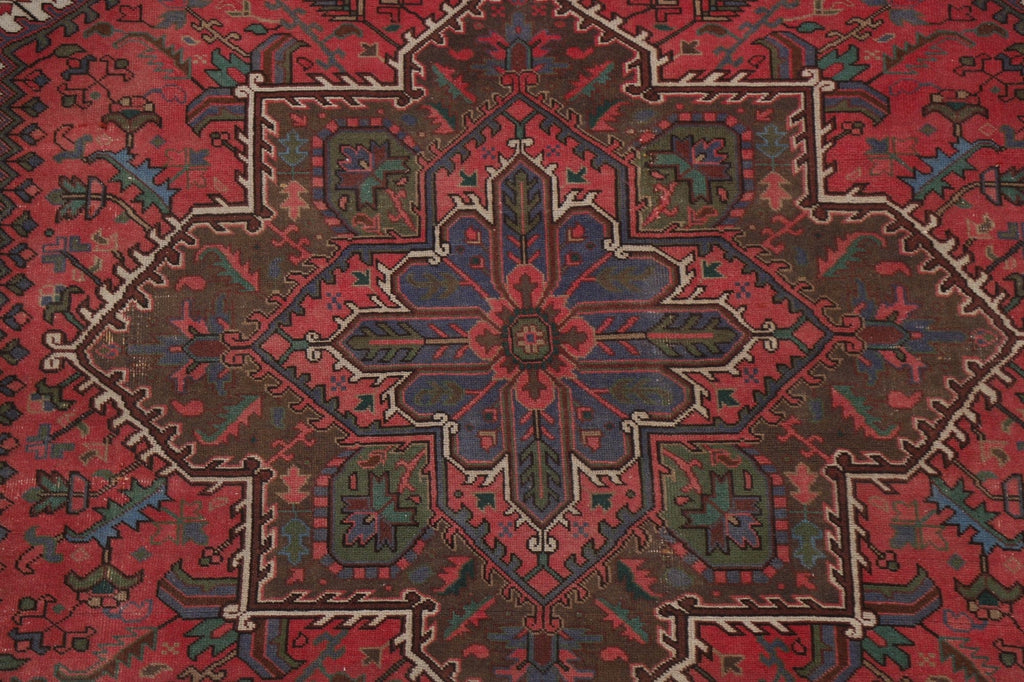 Vintage Wool Heriz Persian Area Rug 8x11