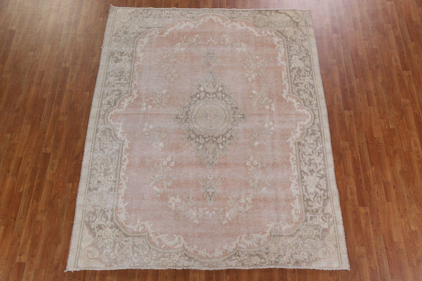 Antique Kerman Persian Area Rug 8x9