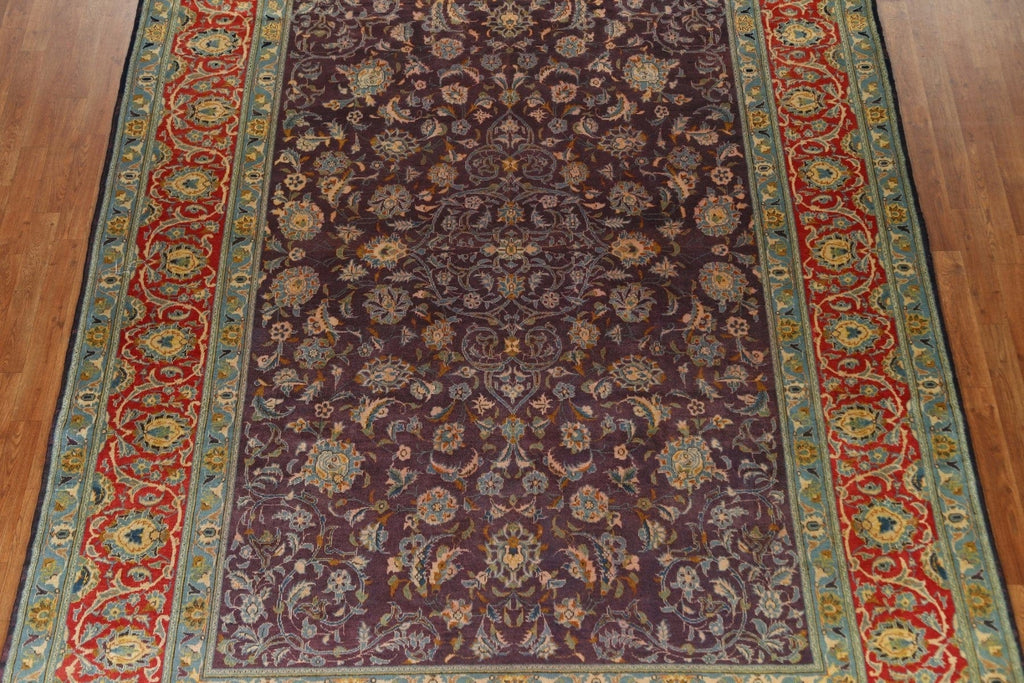 Vintage Floral Isfahan Persian Area Rug 8x11