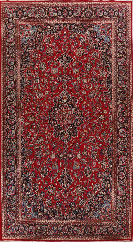 Red Mashad Persian Large Rug 10x16