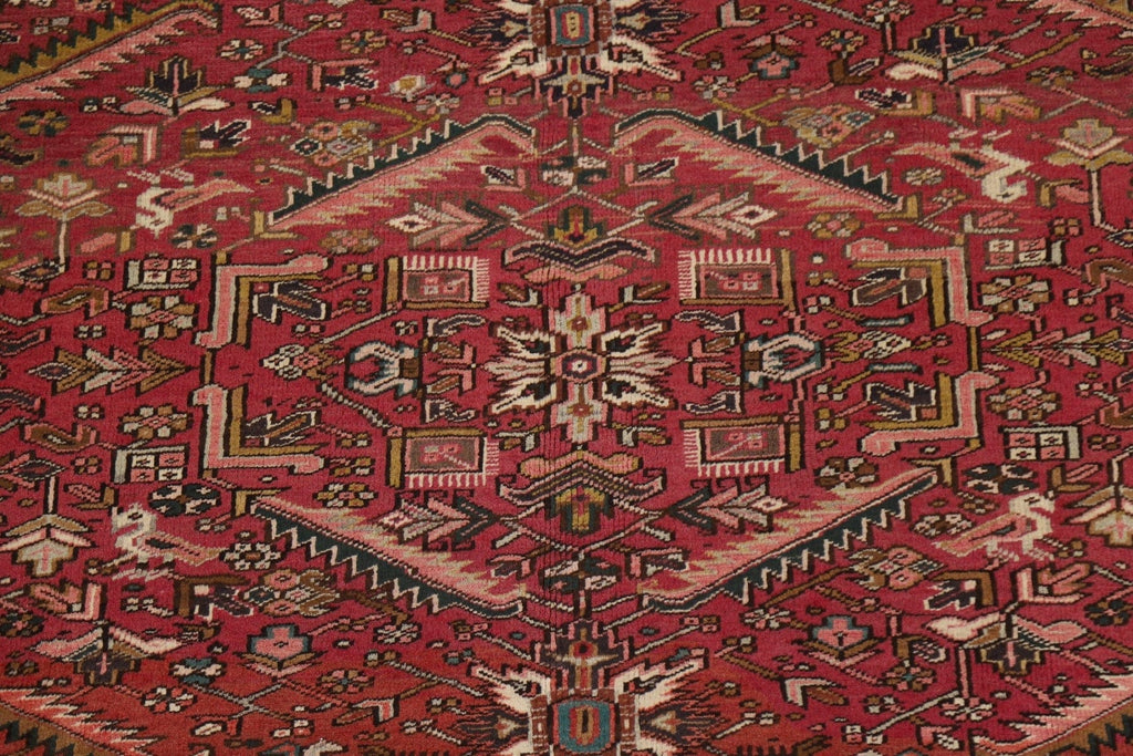 Geometric Heriz Persian Area Rug 7x10