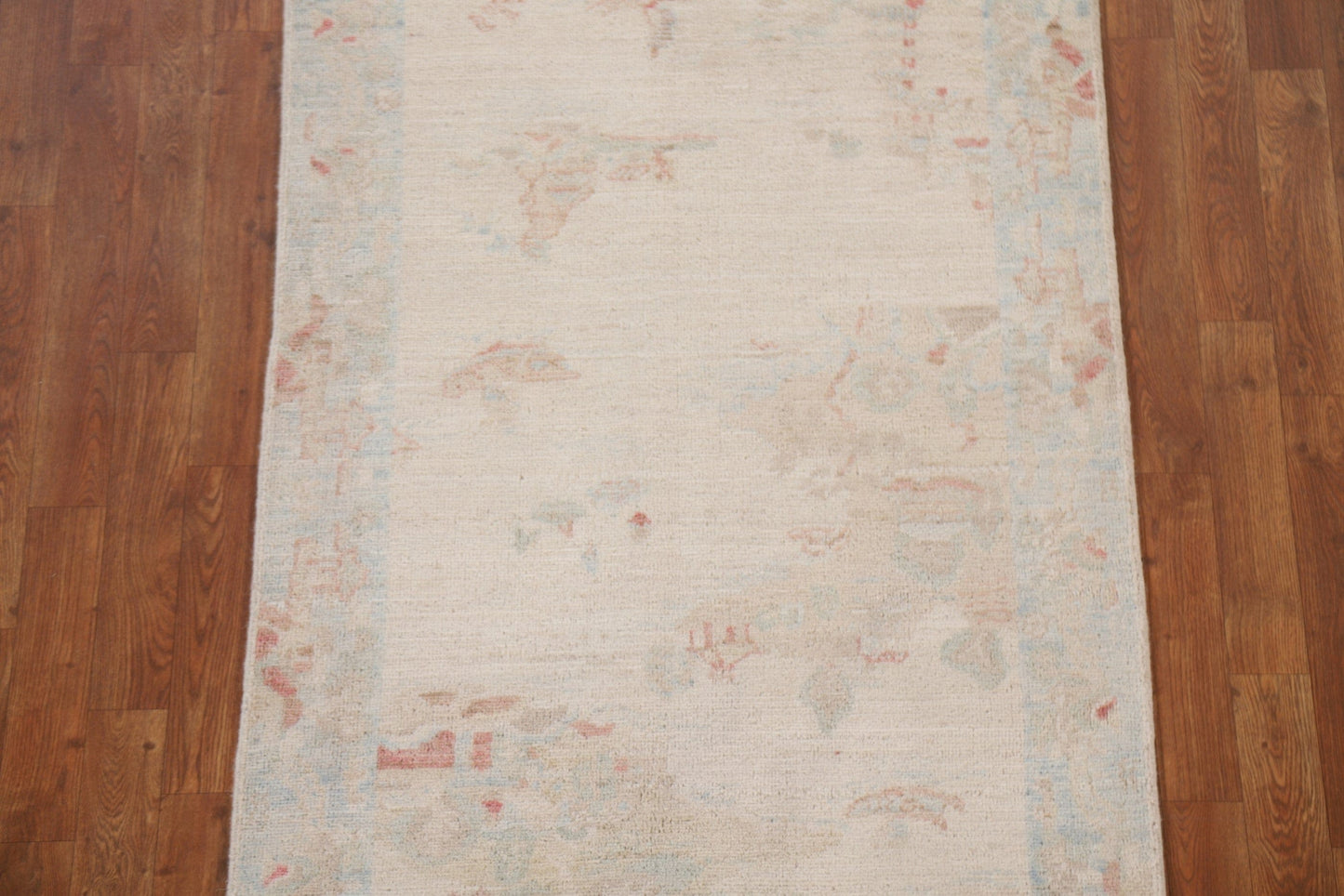 Vegetable Dye Art Deco Oriental Runner Rug 3x12