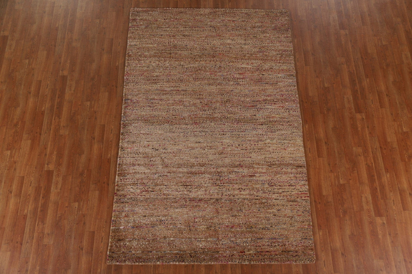 Brown Contemporary Area Rug 6x9