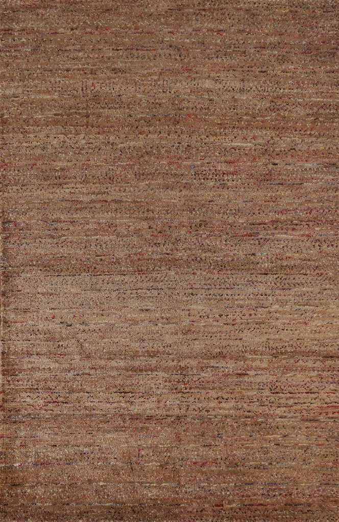 Brown Contemporary Area Rug 6x9