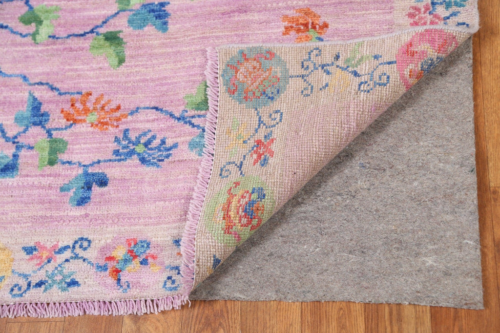 Vegetable Dye Art Deco Oriental Runner Rug 3x13