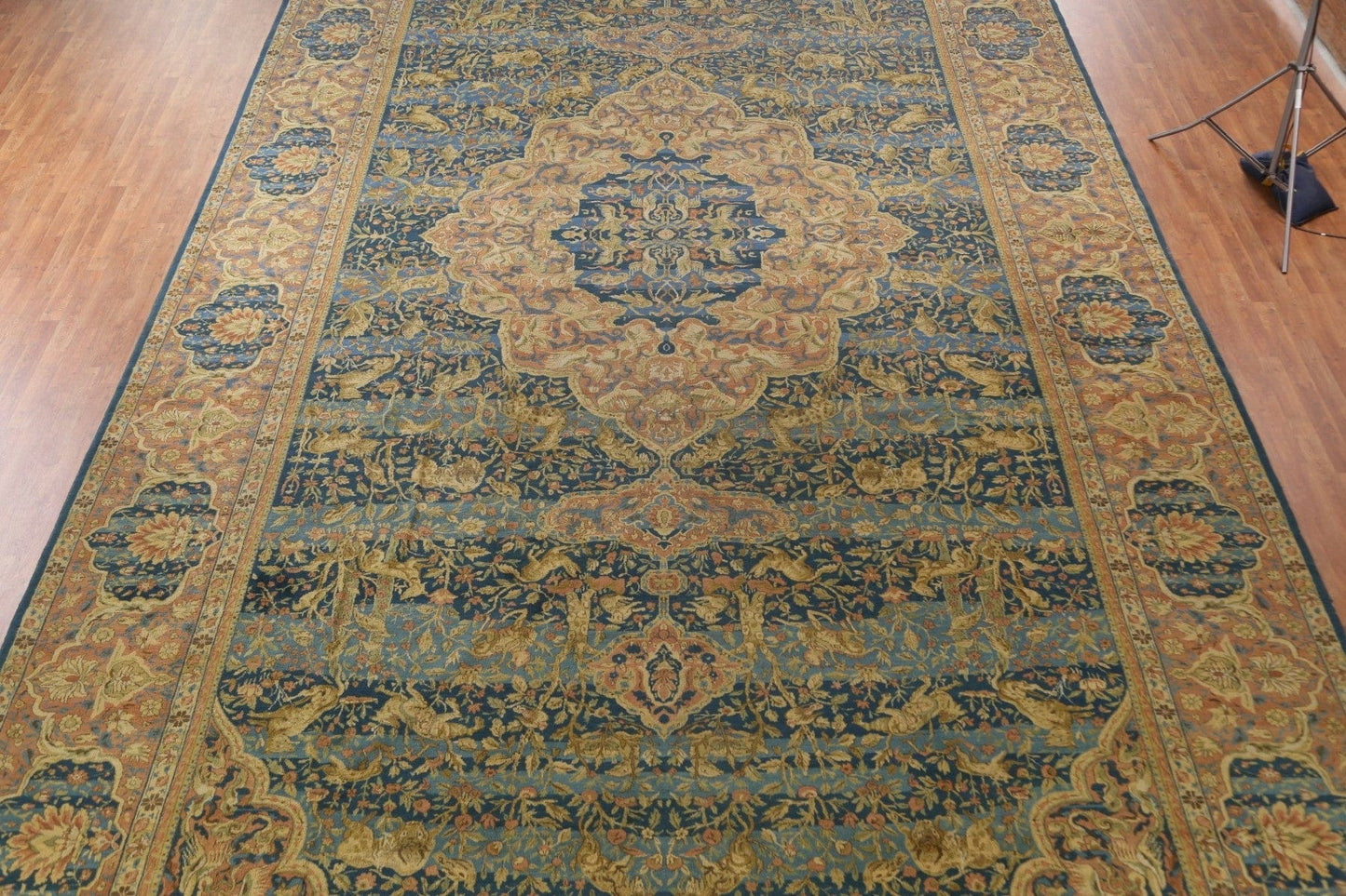 Pre-1900 Antique Palace Size Sultanabad Persian Rug 14x27