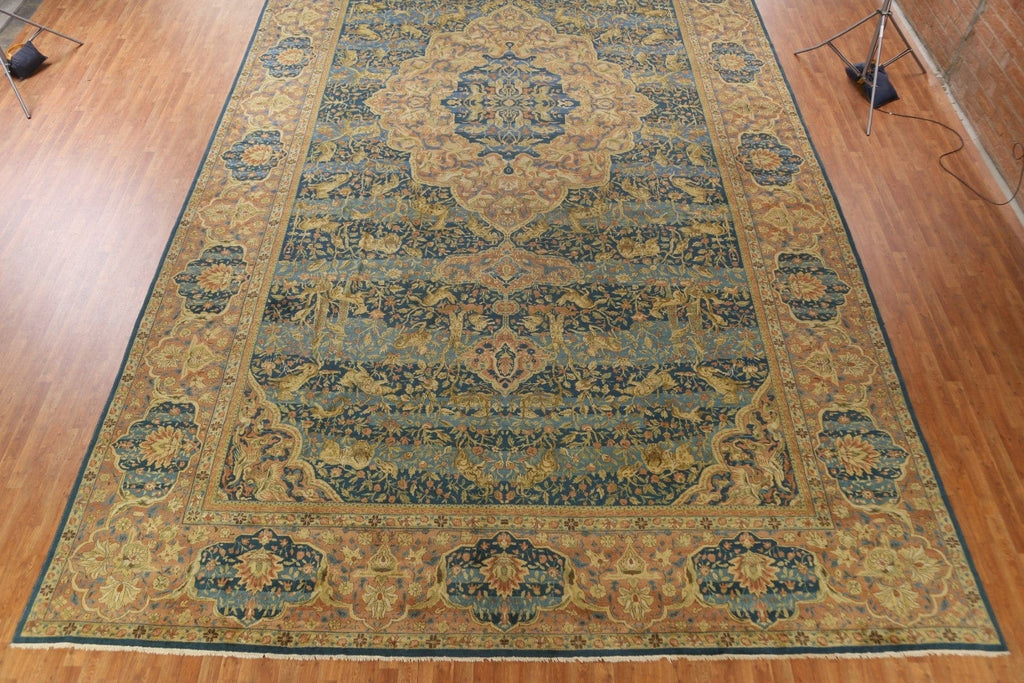 Pre-1900 Antique Palace Size Sultanabad Persian Rug 14x27